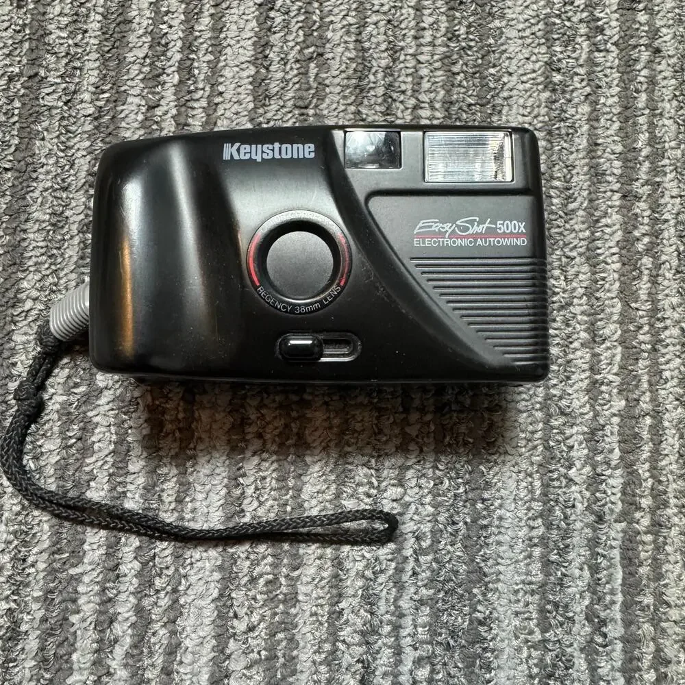 Keystone Easy Shot 500X 35mm Point & Shoot Film Camera Electronic Autowind